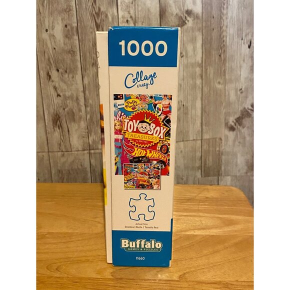 Buffalo Collage Crazy Toy Box Treasures 1000 Piece Jigsaw Puzzle Barbie Mattel - Picture 4 of 7